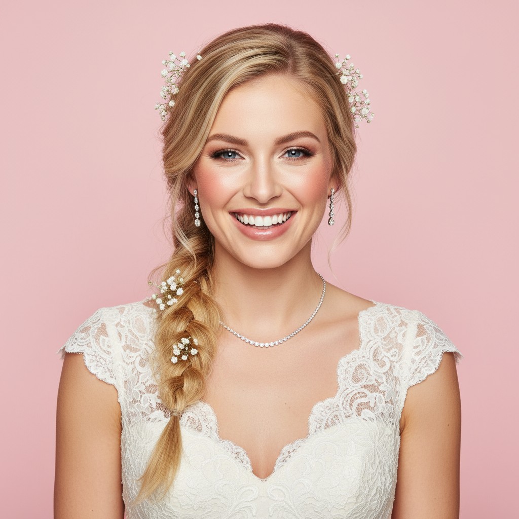 Fishtail Bridal Hair Ideas